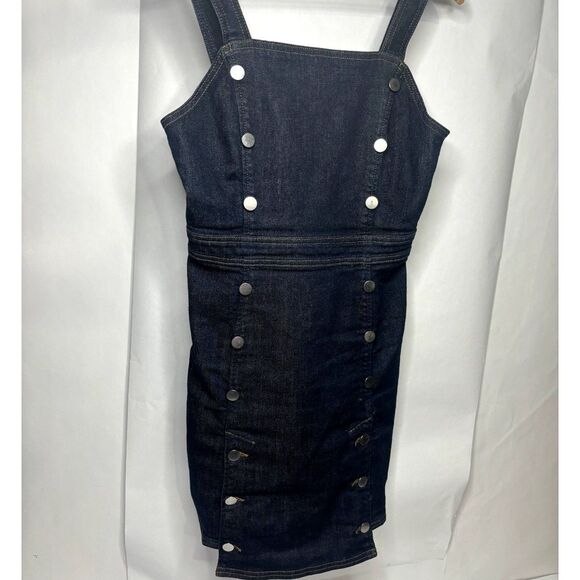 BLDWN Zoe Blue Denim Dress Womens Designer NWOT - Picture 5 of 10